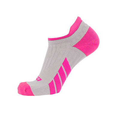 CSX X100 Low Cut Pink on Grey Ankle Socks PRO
