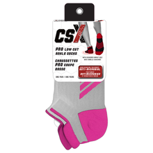 CSX X100 Low Cut Pink on Grey Ankle Socks PRO Packaging