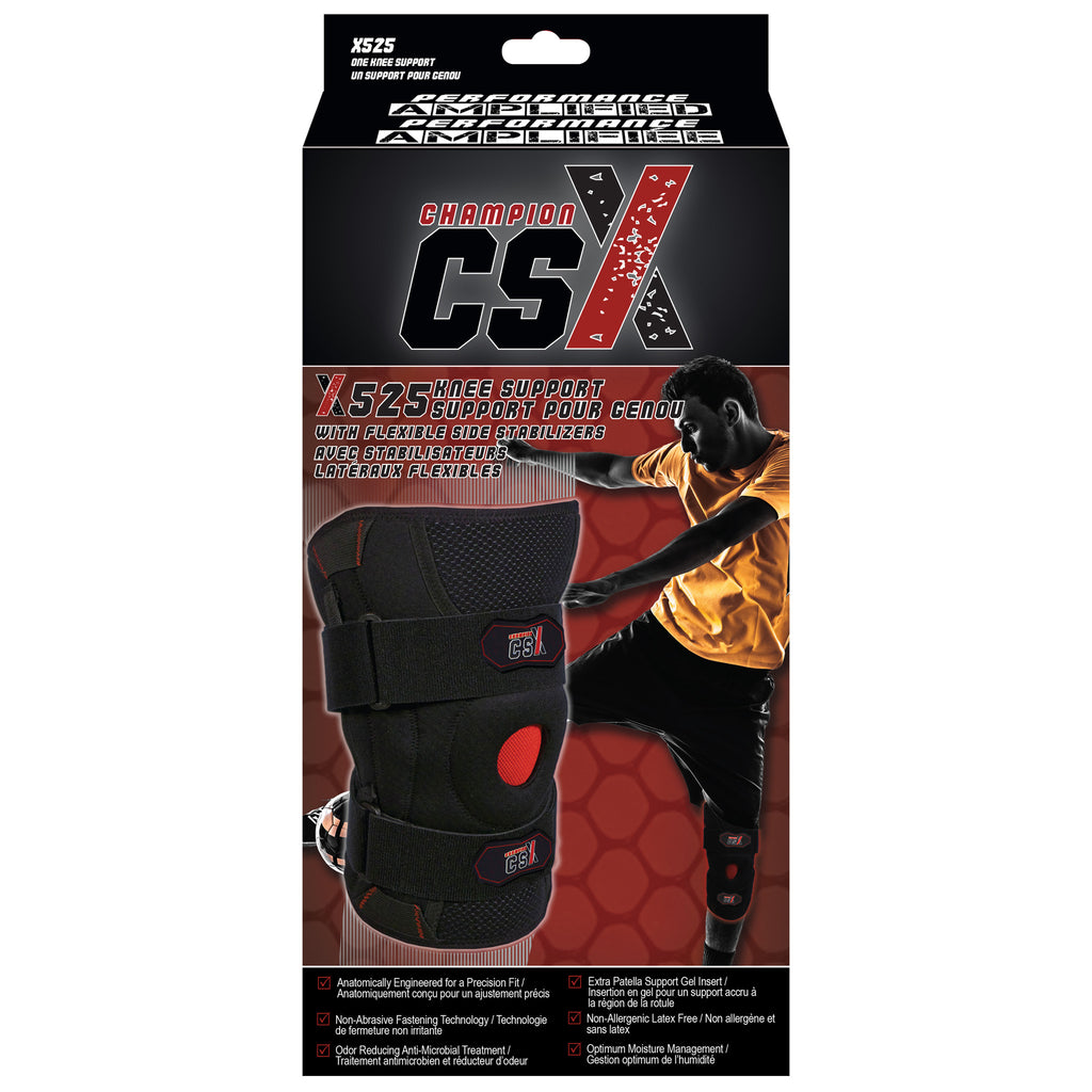 X525 Knee Support with Flexible Side Stabilizers – Champion CSX