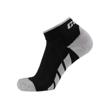 CSX X110 Pro High Cut Ankle Socks Silver on Black