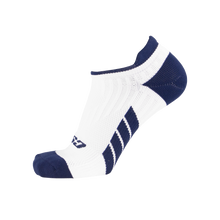 CSX X100 Pro Low Cut Ankle Socks Navy on White