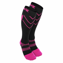 CSX 15-20 mmHg Compression Socks Pink on Black