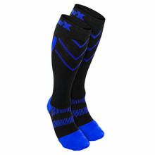 CSX 20-30 mmHg Compression Socks Royal Blue on Black