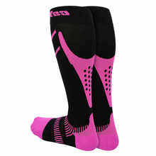 CSX 15-20 mmHg Compression Socks Pink on Black