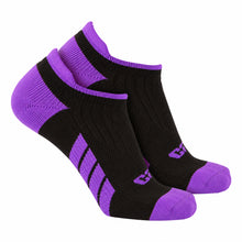 CSX X100 Pro Low Cut Ankle Socks Purple on Black