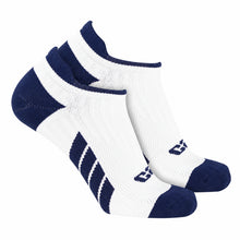 CSX X100 Pro Low Cut Ankle Socks Navy on White