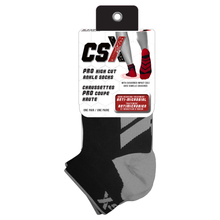 CSX X110 High Cut Silver on Black Ankle Sock PRO Packaging